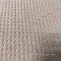 Texture Soft Waffle Fleece Fabric Rib Knit Fabric